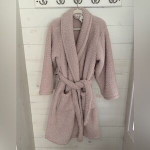 NWT Pottery Barn Cream Faux Fur Teddy Bear Robe